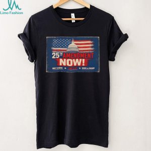 25th Amendment Now US Capitol Flag Political T Shirt