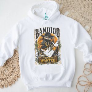 AEW Bandido The Most Wanted Wrestling Pro Logo Graphic T Shirt