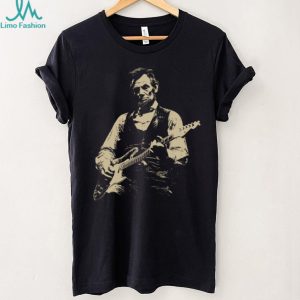 Abraham Lincoln Guitar Rock Musician Vintage Style T Shirt