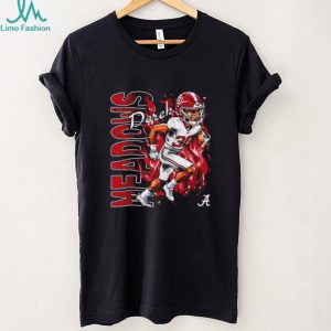 Alabama Football Meadows Player Fire Graphic Sports T Shirt