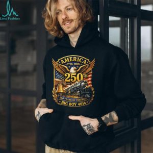America 250 Years Big Boy 4014 Train Liberty Bell T Shirt