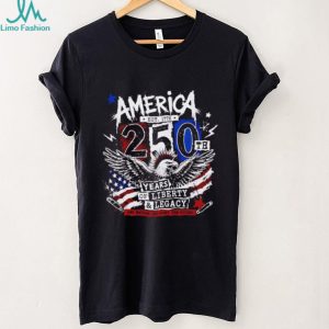 America 250th Years Of Liberty Patriotic Eagle T Shirt