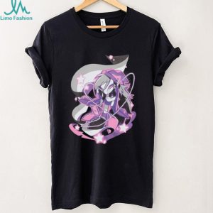 Anime Girl Cyberpunk Neon Lights Gaming Graphic T Shirt
