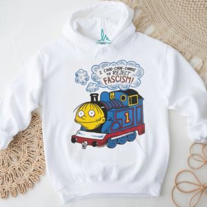 Anti Fascist Thomas Train Parody Funny Political Graphic T Shirt