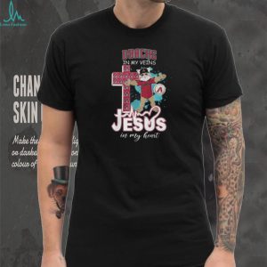 Arizona D Backs Baxter The Bobcat Cross Heartbeat Jesus In My Heart T Shirt