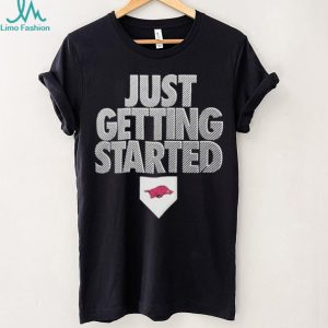Arkansas Razorbacks Softball 2026 Women’s College World Series Just Getting Started Shirt