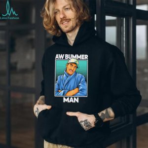 Aw Bummer Man Funny Retro Dressing Gown Graphic T Shirt