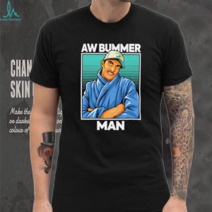 Aw Bummer Man Funny Retro Dressing Gown Graphic T Shirt