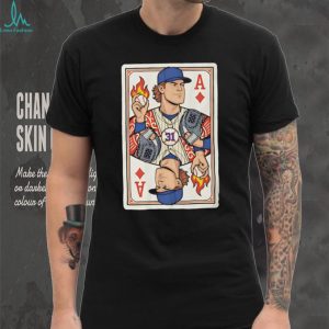 Baseball Player Ace Playing Card Graphic Unisex T Shirt