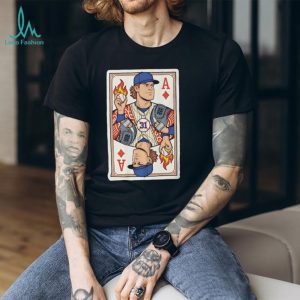 Baseball Player Ace Playing Card Graphic Unisex T Shirt