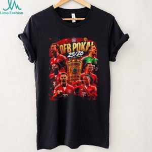 Bayern Munich DFB Pokal 2526 Champions Squad Graphic T Shirt