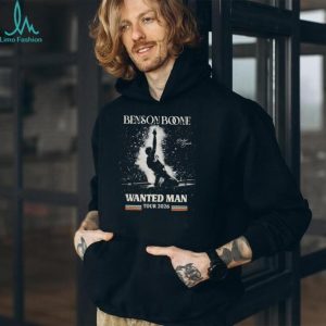 Benson Boone Wanted Man Tour 2026 Live On Stage Concert T Shirt