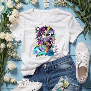 Bernardo Silva Manchester City Abstract Art Soccer T Shirt