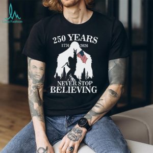 Bigfoot American Flag 250 Years 1776 2026 Patriot T Shirt