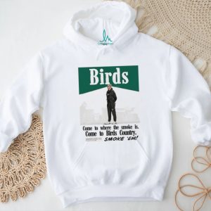 Birds Country Coach Smoke Vintage Style Football T Shirt
