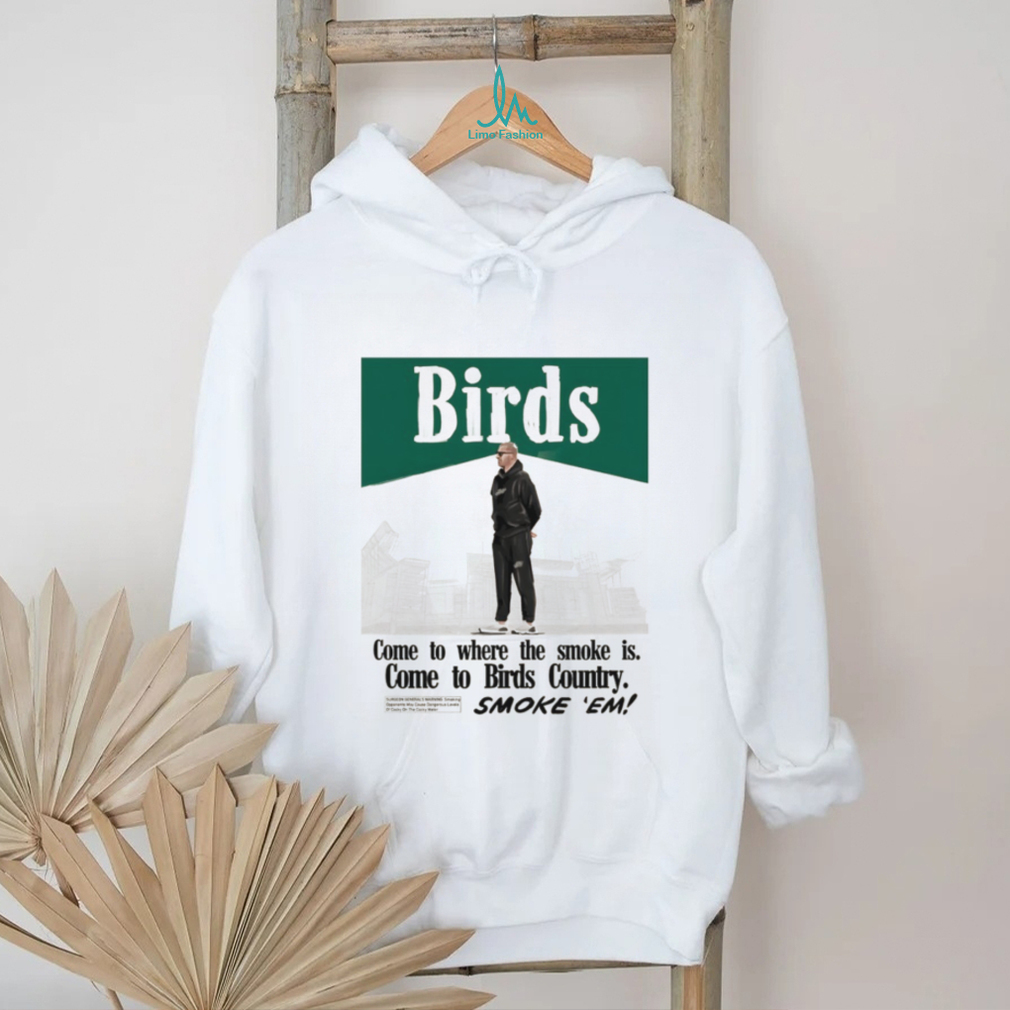 Birds Country Coach Smoke Vintage Style Football T Shirt Birds Country Coach Smoke Vintage Style Football T Shirt