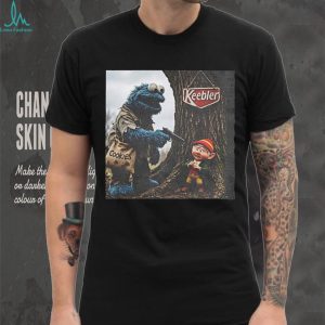 Blue Monster and Forest Elf Edgy muppet meme shirt