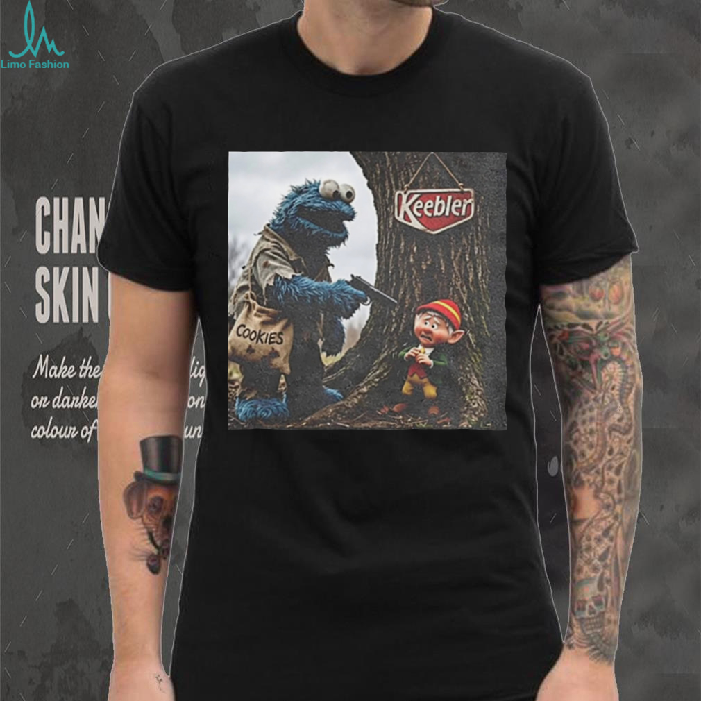 Blue Monster and Forest Elf Edgy muppet meme shirt Blue Monster and Forest Elf Edgy muppet meme shirt