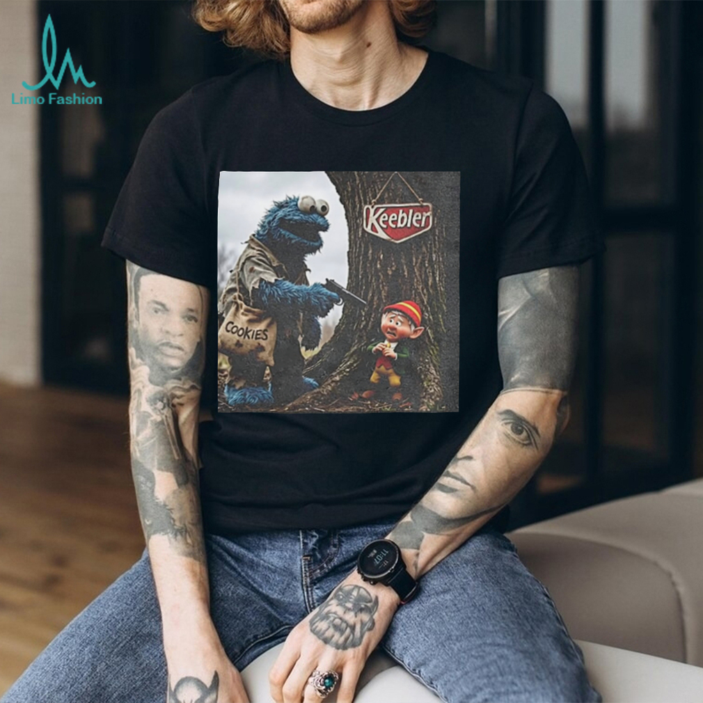 Blue Monster and Forest Elf Edgy muppet meme shirt Blue Monster and Forest Elf Edgy muppet meme shirt