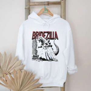 Bridezilla Funny Godzilla Wedding Bride Parody White T Shirt