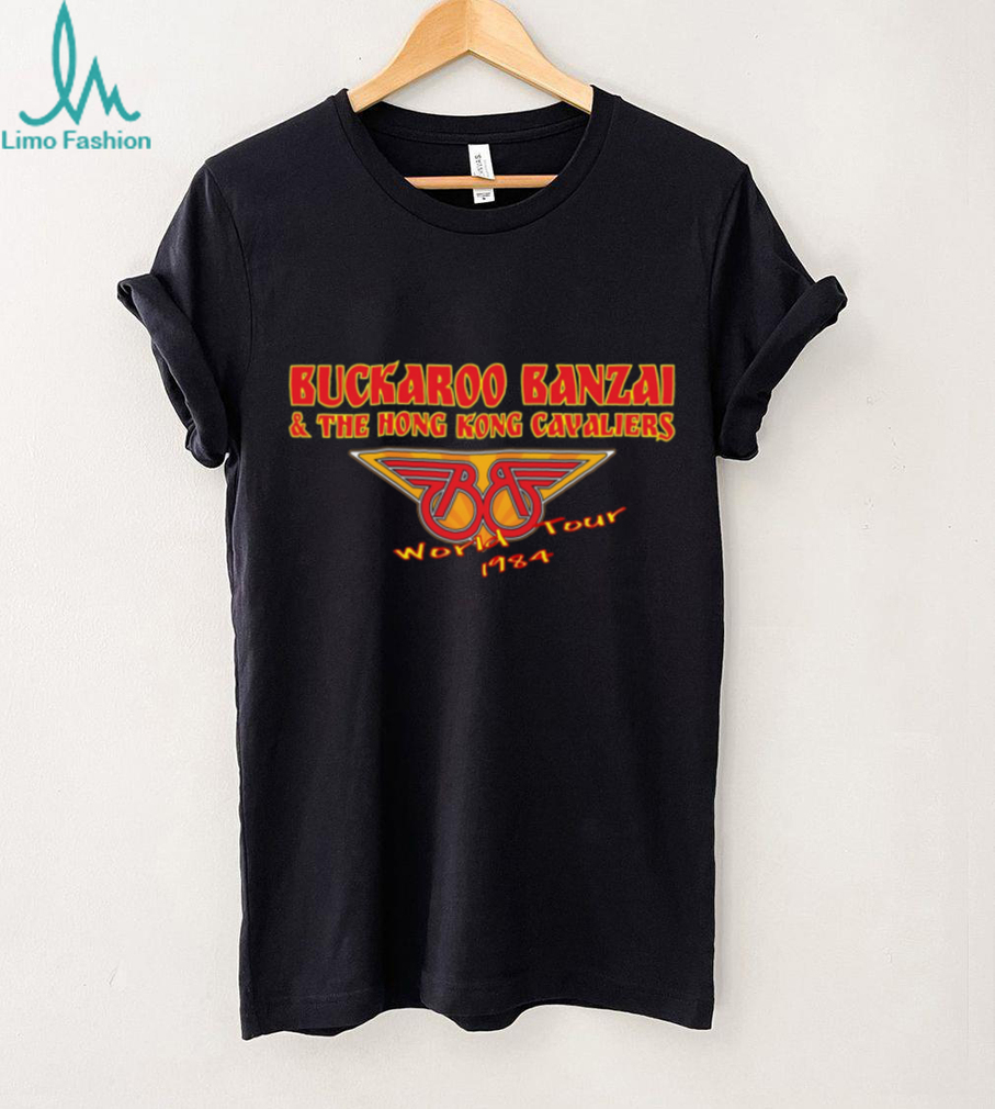 Buckaroo Banzai Hong Kong Cavaliers 1984 World Tour Vintage Style T Shirt Buckaroo Banzai Hong Kong Cavaliers 1984 World Tour Vintage Style T Shirt