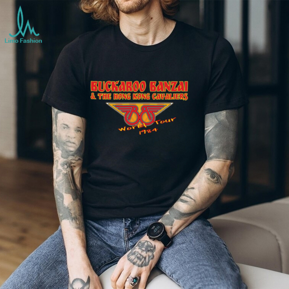 Buckaroo Banzai Hong Kong Cavaliers 1984 World Tour Vintage Style T Shirt Buckaroo Banzai Hong Kong Cavaliers 1984 World Tour Vintage Style T Shirt