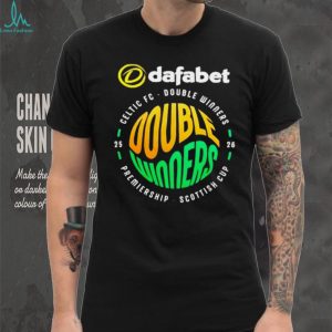 Celtic FC Double Winners 2025 2026 Premiership Soccer T shirt