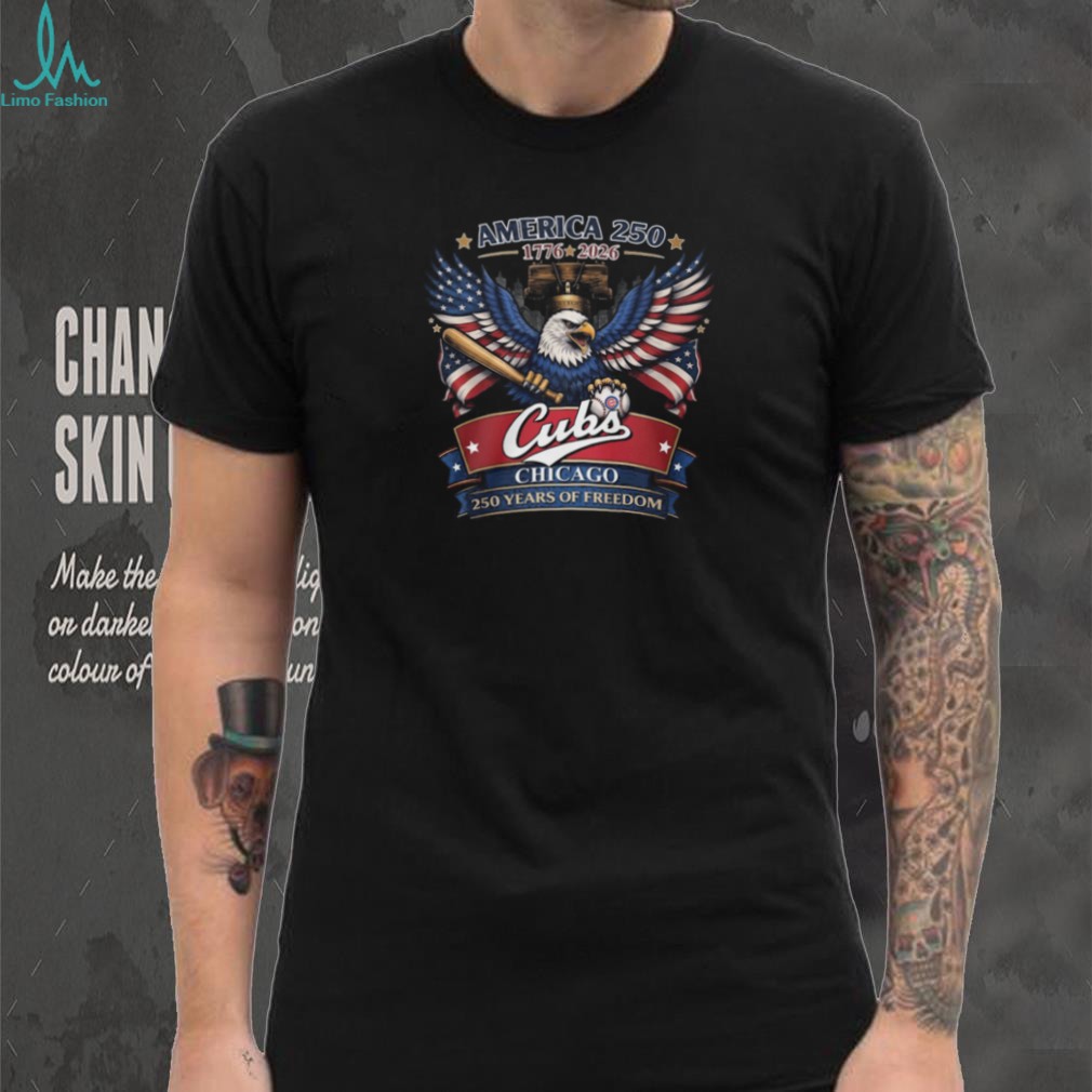 Chicago Cubs America 250th Anniversary Eagle Baseball Bat Patriotic Liberty T Shirt Chicago Cubs America 250th Anniversary Eagle Baseball Bat Patriotic Liberty T Shirt