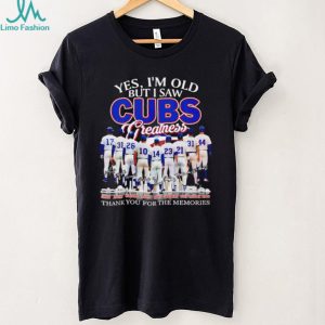 Chicago Cubs Greatness Baseball Legends Signatures Thank You Memories T Shirt