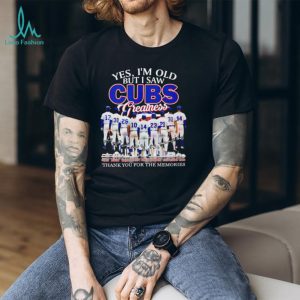 Chicago Cubs Greatness Baseball Legends Signatures Thank You Memories T Shirt