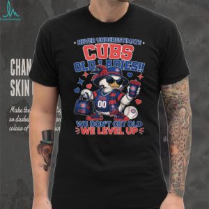 Chicago Cubs Old Ladies We Level Up Duck Fan Apparel T Shirt