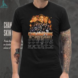 Chicago Fire 15th Anniversary Signatures Memories Tribute T Shirt
