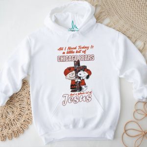Chicago Football Fan Snoopy Jesus Christian T Shirt
