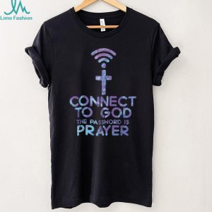 Christian Faith Connect To God Prayer Symbol T Shirt