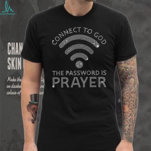 Christian WiFi Symbol Prayer Faith Quote Graphic T Shirt