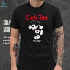 Circle Jerks Punk Rock Live In Anaheim Mickey Mouse Graphic T Shirt