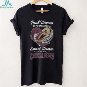 Cleveland Cavaliers Basketball Real Women Sparkle Fan T Shirt