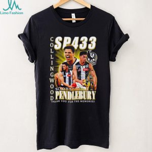 Collingwood Scott Pendlebury SP433 Thank You For The Memories T Shirt