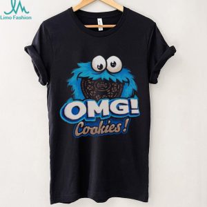 Cookie Monster OMG Cookies Funny Sesame Street Character T Shirt