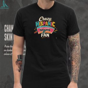 Crazy Hispanic San Antonio Spurs Fan Colorful Pink Teal Orange Basketball Team T Shirt