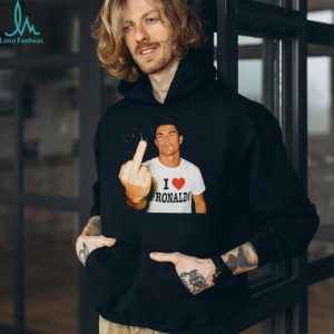 Cristiano Ronaldo Middle finger and smoking funny shirt