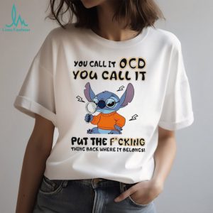 Cute Stitch Funny OCD Quote Graphic Comfort T Shirt