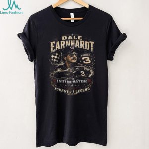 Dale Earnhardt Number 3 The Intimidator Legend Racing T Shirt