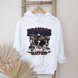 Denver Broncos Back To Back Super Bowl Champions Retro T Shirt