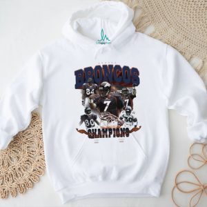 Denver Broncos Back To Back Super Bowl Champions Retro T Shirt