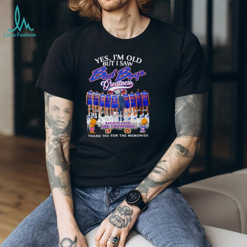Detroit Bad Boys Greatness T Shirt NBA Back To Back Champions Retro Basketball Fan Apparel Detroit Bad Boys Greatness T Shirt NBA Back To Back Champions Retro Basketball Fan Apparel