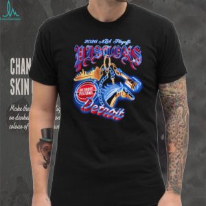 Detroit Pistons 2026 NBA Playoffs Basketball Keychain Style Vintage Retro Men Women Fans T Shirt