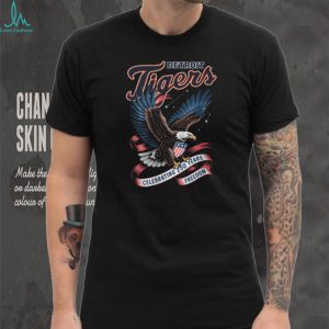 Detroit Tigers Bald Eagle Celebrating Two Hundred Fifty Years Of Freedom Sports T Shirt