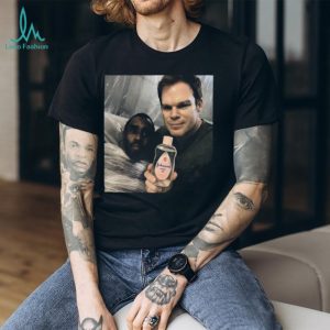 Dexter Morgan and P. Diddy Baby Oil Parody Meme T Shirt
