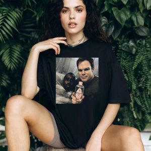Dexter Morgan and P. Diddy Baby Oil Parody Meme T Shirt